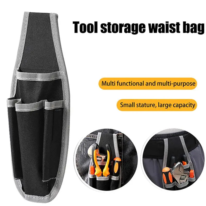 Multifunctional Tool Waist Bag Electrician Pocket Storage Bag Portable Tool Bag Screwdriver Kit Holder Maintenance Tool Pouch. Qme