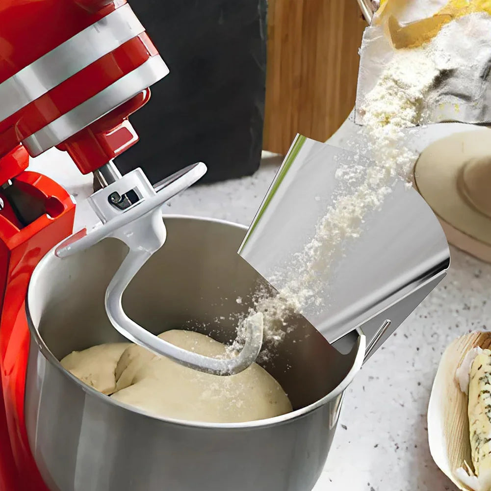Pouring Trough For KitchenAid Pouring Guard Cooking Appliance Stainless Steel Pour Chute Pour Accessories For KITCHENAID Mixers Qme