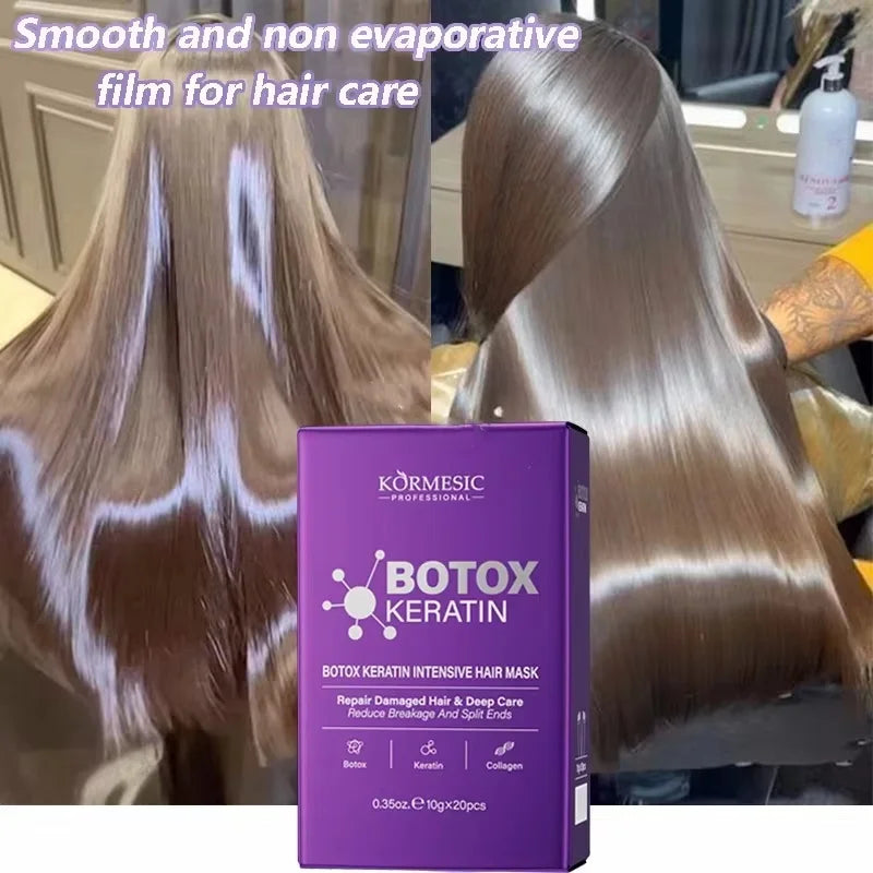 Keratin Hair Mask Magical 5 Second Repair Damage Frizzy Soft Smooth Shiny Hair Deep Moisturize Hair Treat Repair Hair Care Mask Qme