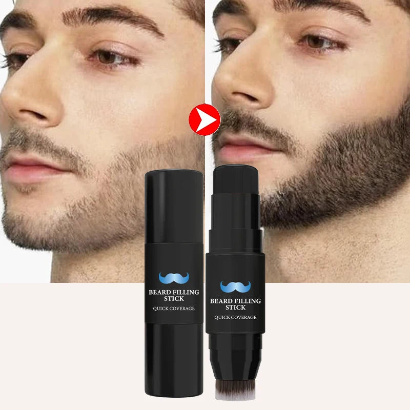Beard Filling Stick Brush Head 1 Waterproof Natural Thick Hair Qme