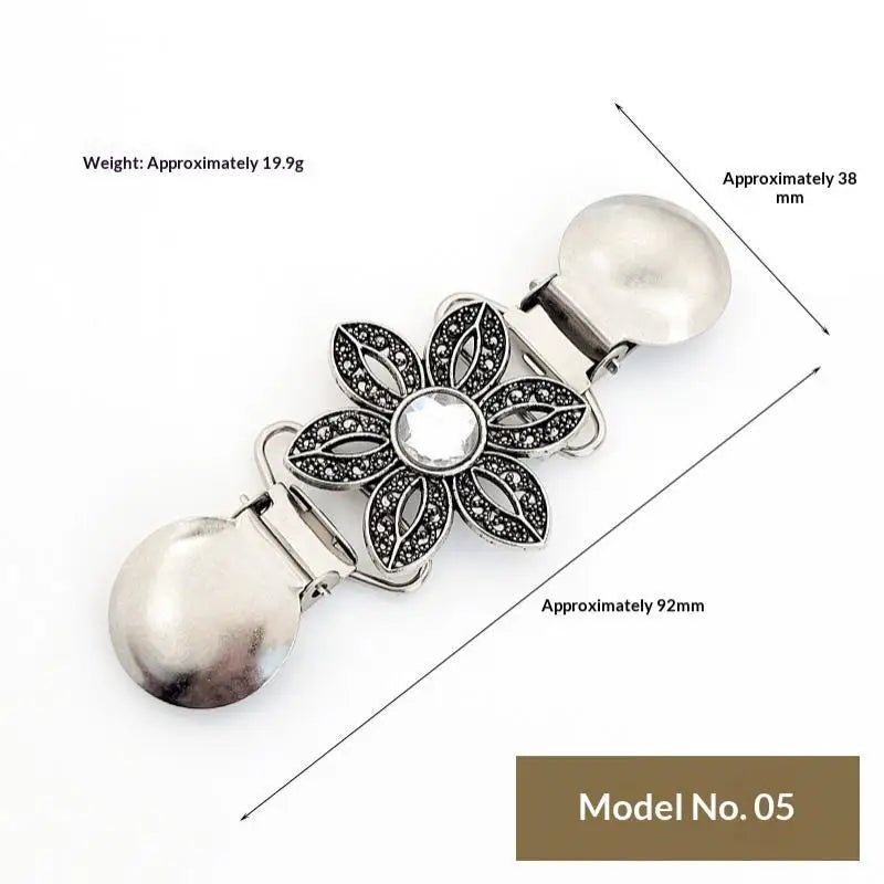 Elegant Sweater Clips Retro Back Cinch Shawl Cardigan Collar Clip To Tighten Dress Pant Waist Tightener For Women Girls Clothing Qme A5