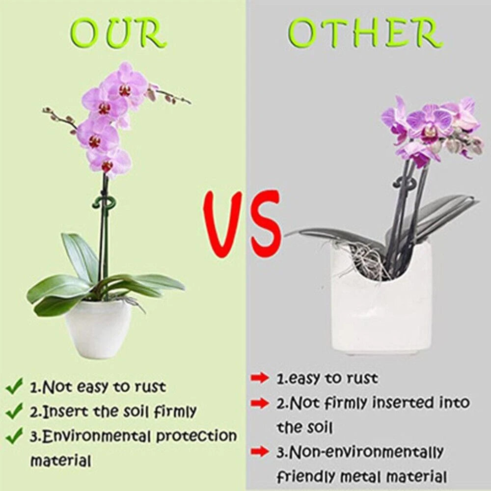 Shaped Support Pole, Flower Stand, Support Plant, Potted Plant, Fixed Flower, Anti Lodging And Leaf Protection Frame Qme