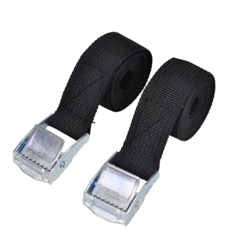 2pcs 40CM Car Tension Rope Tie Down Strap Strong Ratchet Belt Car Luggage Bag Cargo Lashing Strap for Truck Motorcycle Bike Boat Qme 2PCS