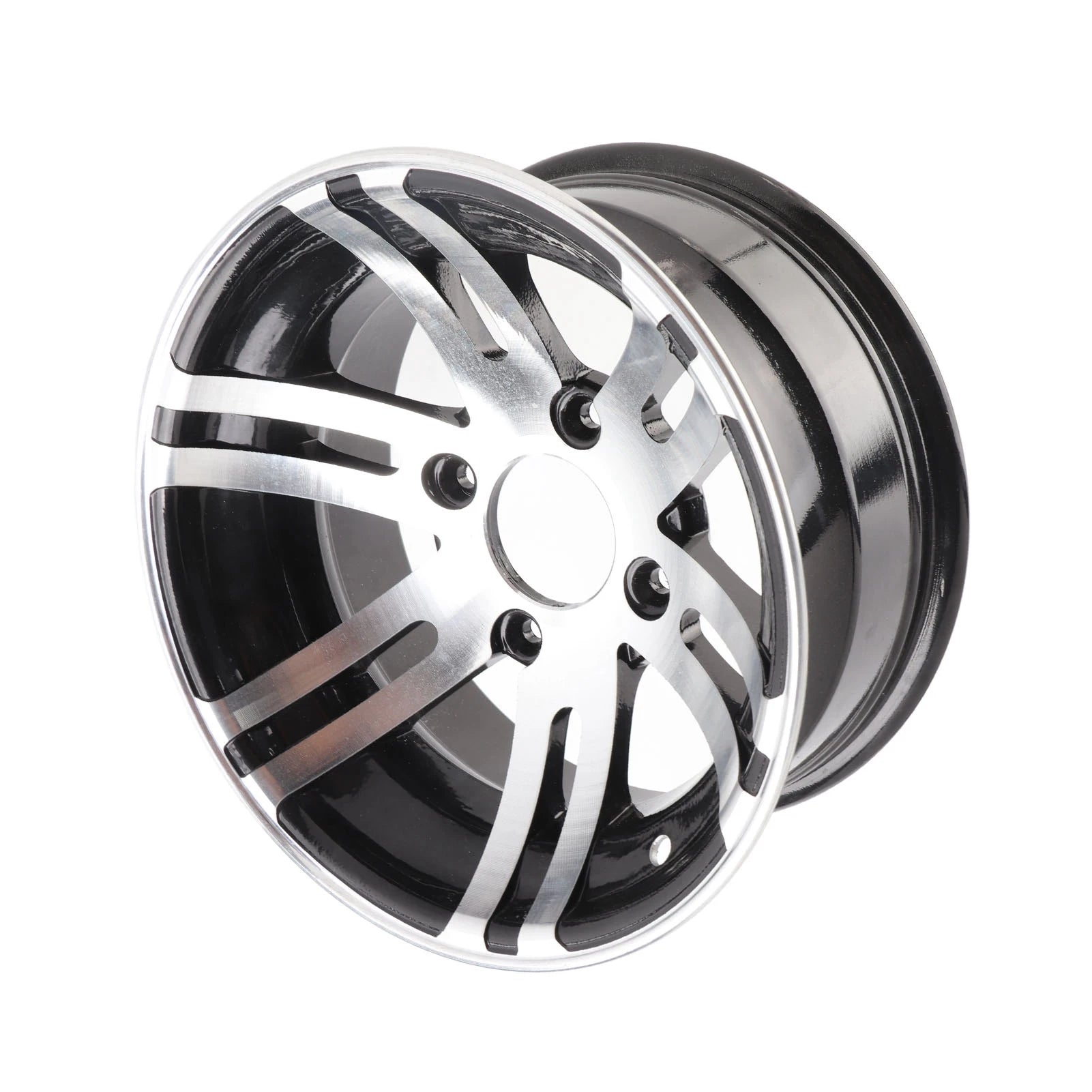 12inch ATV Wheel Rim Hub Aluminum Alloy High Strength Replacement for Quad Bike Go Kart Cart Off Road Vehicle 12inch Wheel Rim Qme front