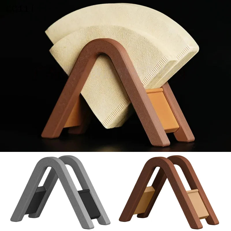 Coffee Filter Paper Holder Tissue Countertop Storage Rack Qme