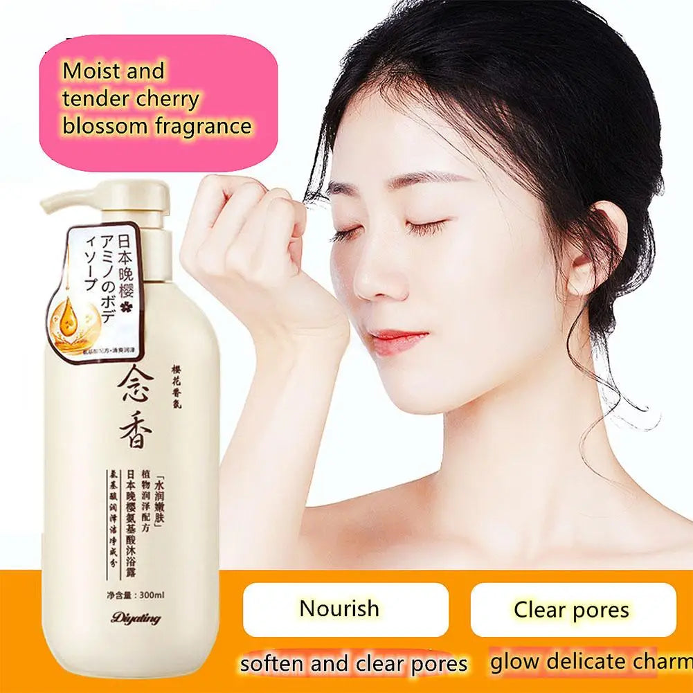 300ML Japanese Shampoo And Conditioner & Body Wash, Amino Acid Fragrant Japanese Shampoo, Japan Evening Shampoo Hair Care Qme