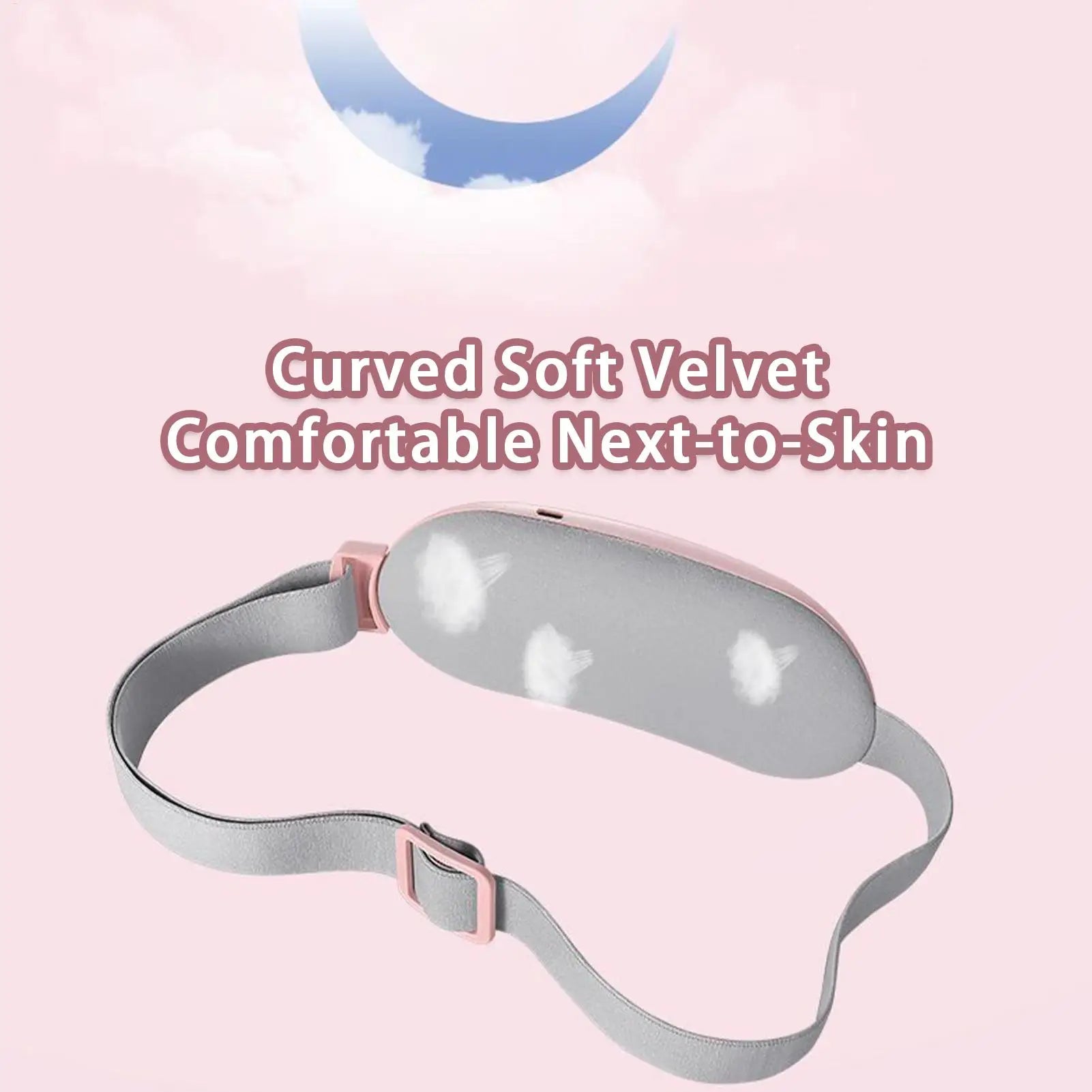 Heating Pad for Period Cramps Vibrating Heat Belt for Period Cramp Cordless Massager for Back Abdomen Waist Home Bed Office Qme