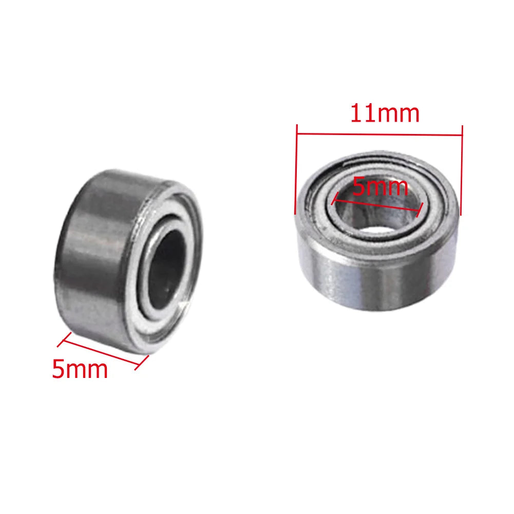 10pcs High Speed Bearing Miniature 685ZZ Bike Headset Bearing Quiet Carbon Steel Strong Load Capability Bike Accessories Qme