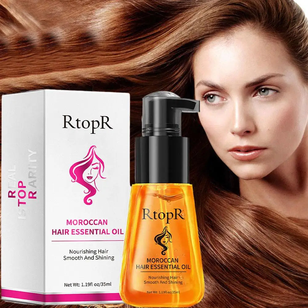 Moroccan Hair Oil Nourishing Repair Damaged Improve Split Rough Qme