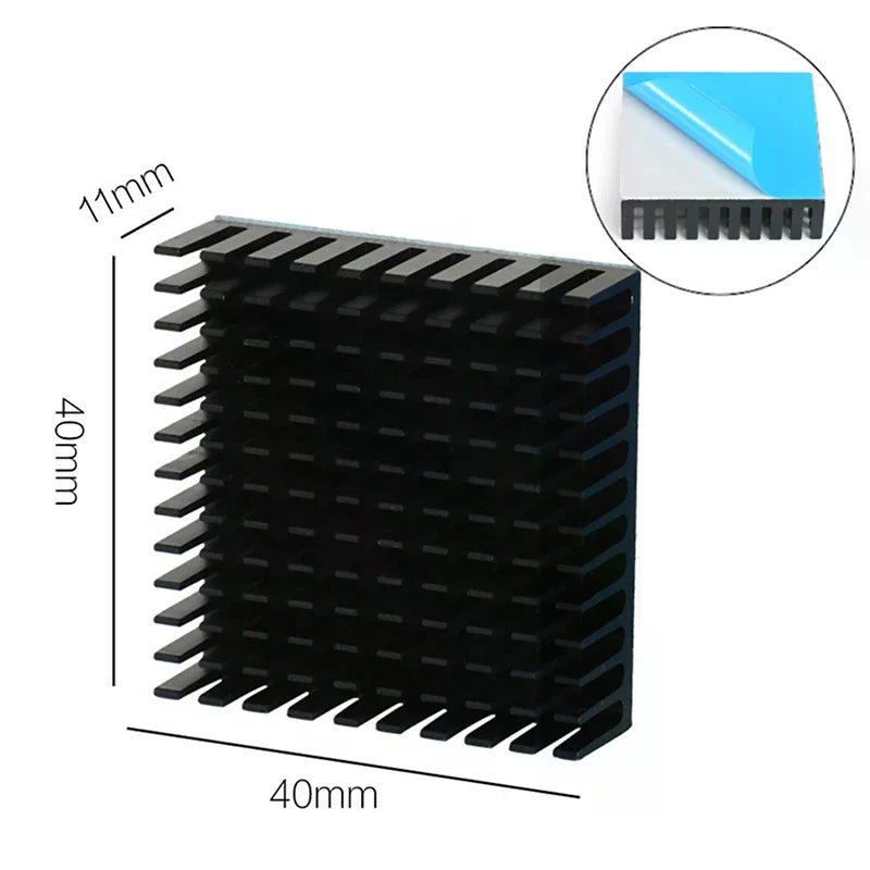 3D Printer Parts Heatsink Aluminum Cooling Heat Sink Radiator Qme
