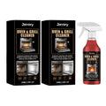 Oven & Grill Cleaning Spray Decompose Oil Stains Remove Food Residues Fast-Acting Foaming Formula Convenient Kitchen Degreaser Qme 2 x 100ML Boxed