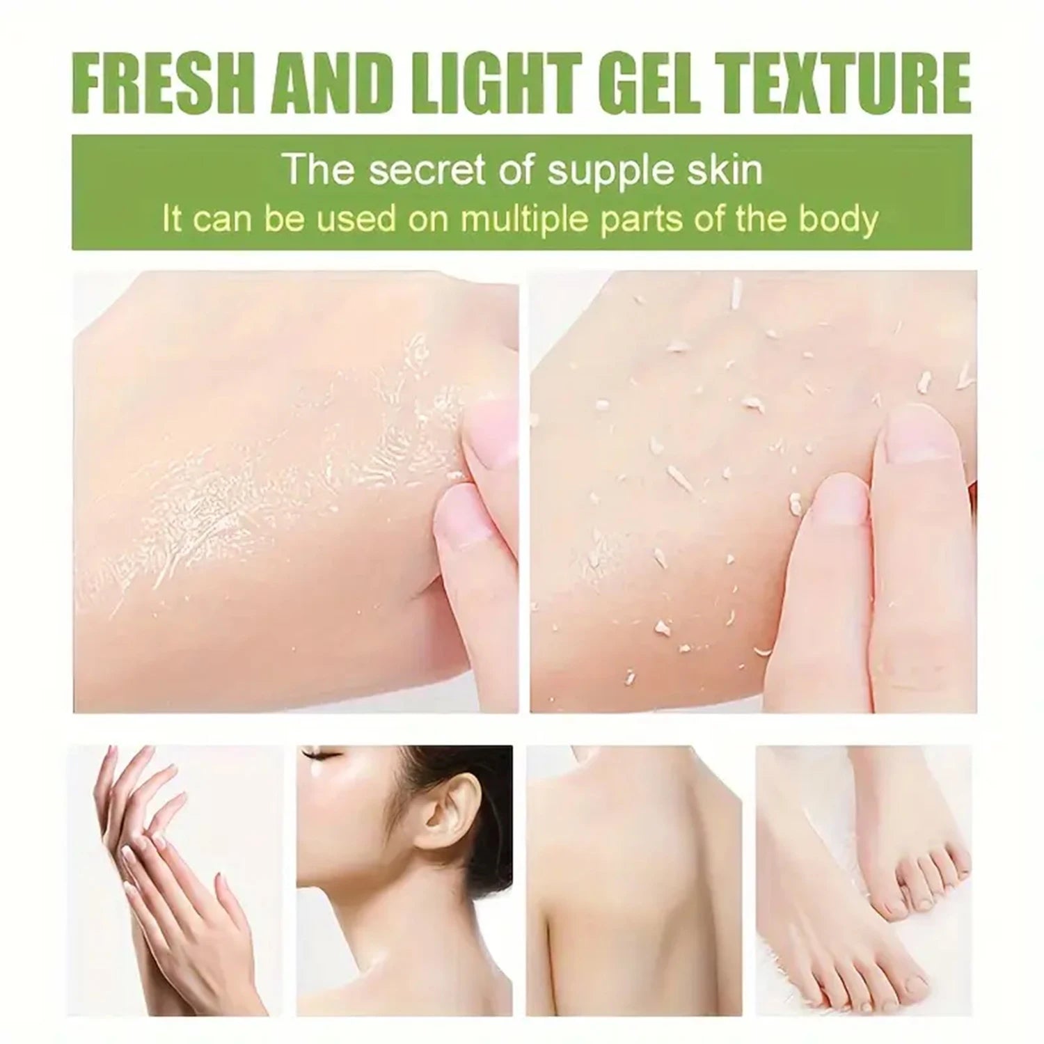 3 in 1 Mandelic Acid & Kojic Clean Scrub Gel with Aloe Vera - Deep Cleansing & Moisturizing for Smooth, Confident Skin Qme