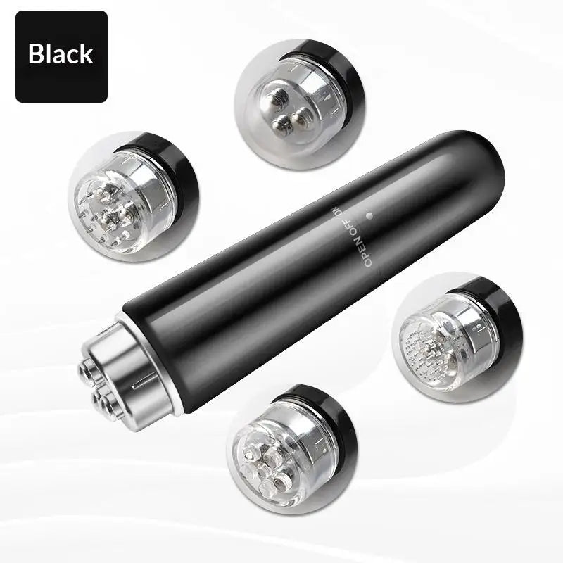 1 Electric Facial Massager Micro Vibration Eye Beauty Instrument Qme black