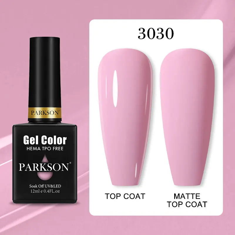Parkson Colorful Nail Gel Polish Lacquer Soak Off UV LED Long Lasting