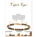 4mm Hematite And Natural Stone Bead Braided Adjustable Bracelet Suitable For Men And Women Daily Wear Holiday Gift Jewelry Qme A16