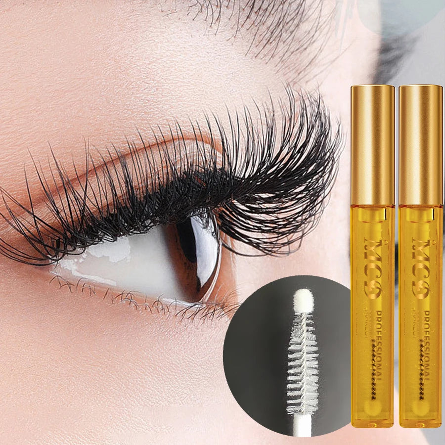 Eyebrow Enhancer Serum Nourishing Eyelash Natural Ingredients Longer Qme 2pcs
