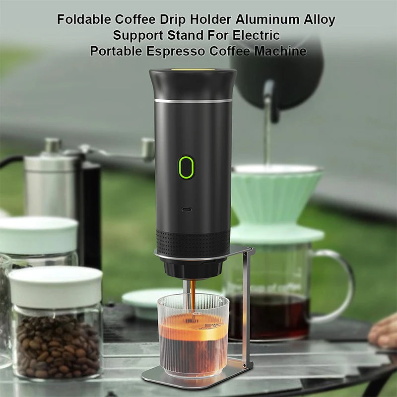 Coffee Maker Stand, Portable & Foldable Espresso Machine Stand, Office Coffee Stand With Base. Qme
