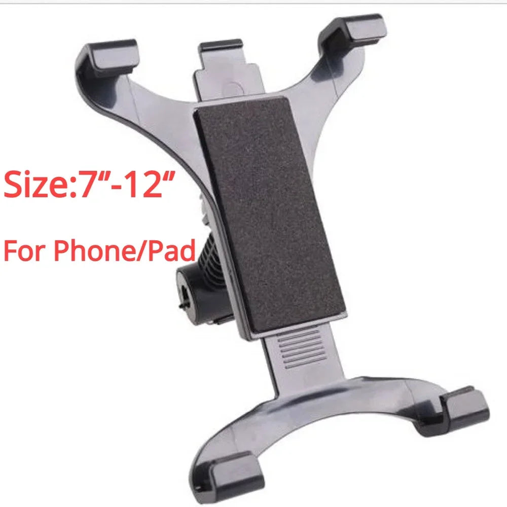 Car Headrest Holder Stand for Ipad 2/3/4 Air Pro Mini 7-12' Universal 360 Rotation Bracket Back Seat Car Mount Handrest Dropship Qme Black