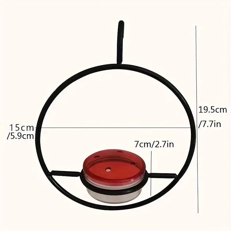 Transparent Design Perches No Electricity Battery Needed Metal Qme