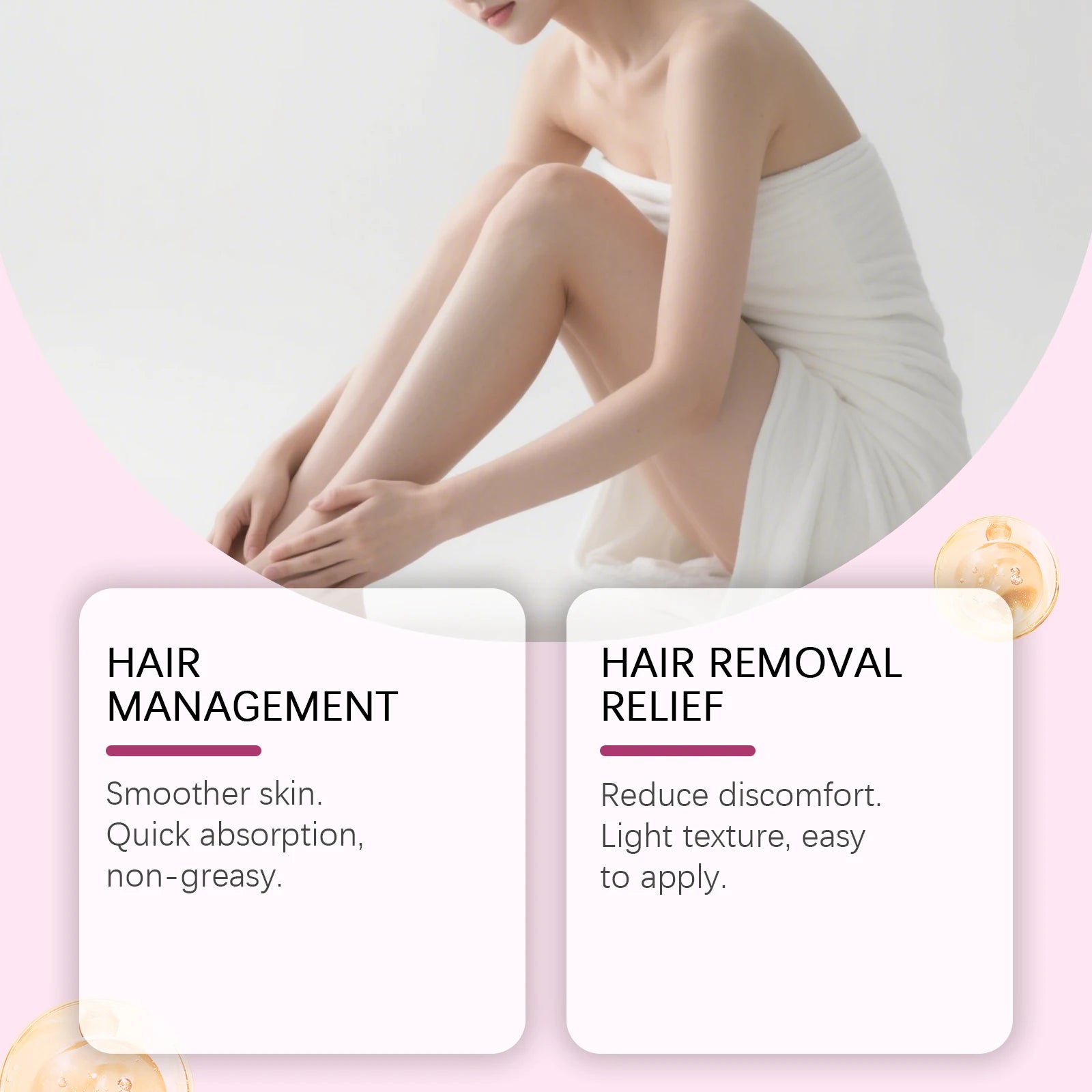 Cyperus Rotundus Oil Body Hair Remover Armpit Leg Arm Reduces Hair Growth Moisturizes Gentle Care Essential Oil for Smooth Skin Qme