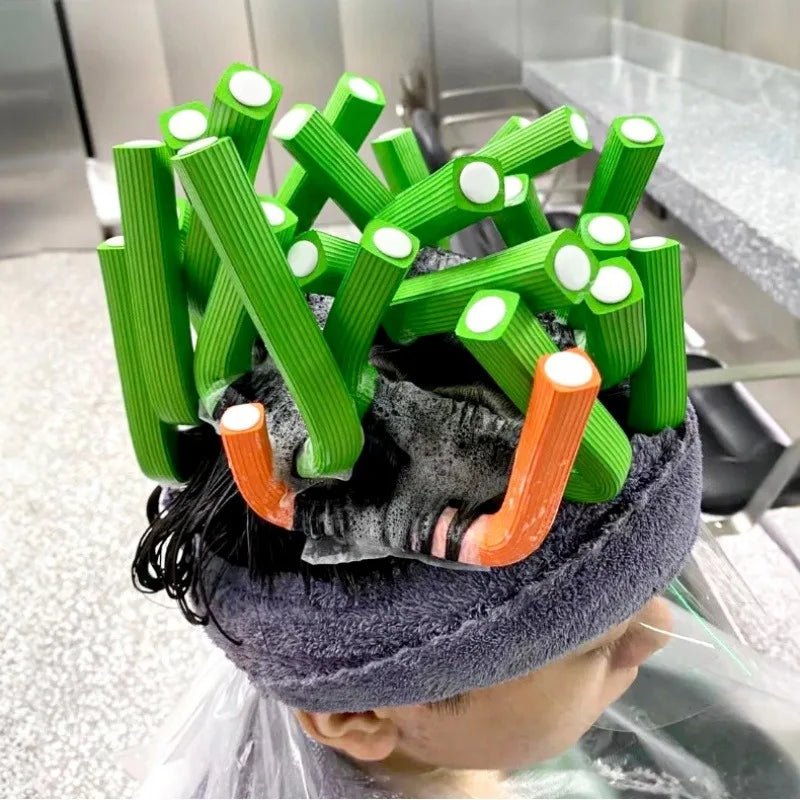 Heatless Hair Roller Stick Perm Tools Soft Sponge Magic Curling Rod Qme