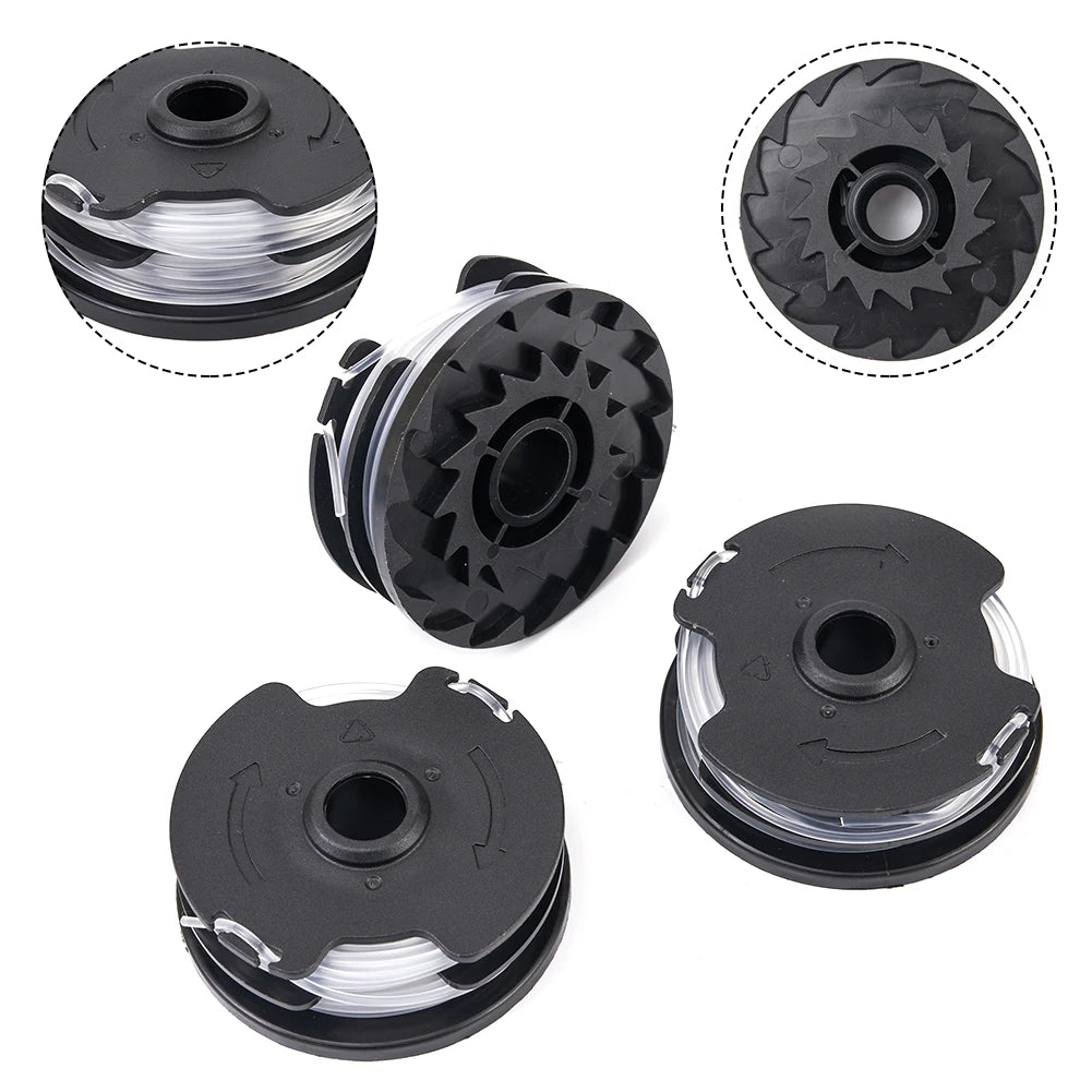 3Pcs Spool Replacement For Parkside Cordless Grass Trimmer PRTA 20-Li C3 IAN351753 Brushcutter Spools Garden Power Tool Part Qme Default Title