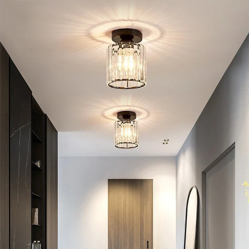 New Crystal Ceiling Chandeliers Living Room Hanging Lamp Bedroom Ceiling Lamp Villa Chandelier Lighting Room decor Lighting Qme