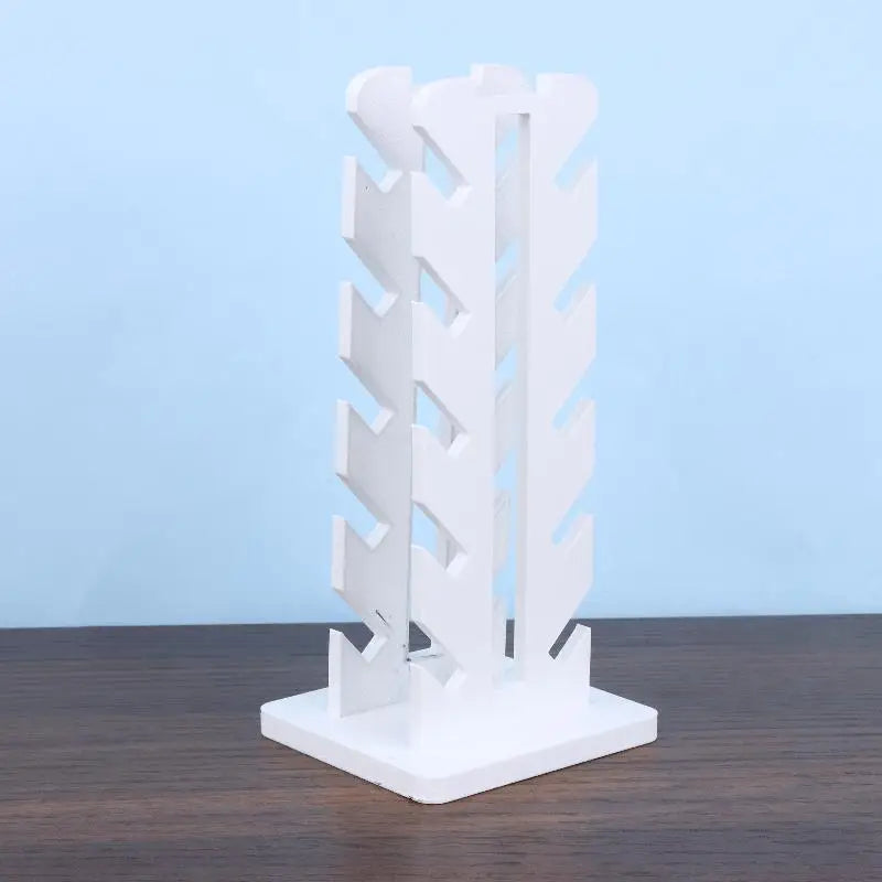 Finger Skateboard Desktop Display Rack Holders 3D Printing Storage Qme White