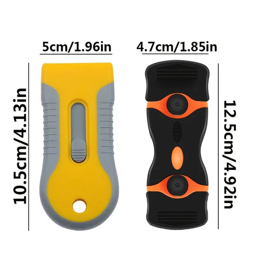 1 Double Headed Small Shovel Dirt Removal Glue Scraper Car Film Qme