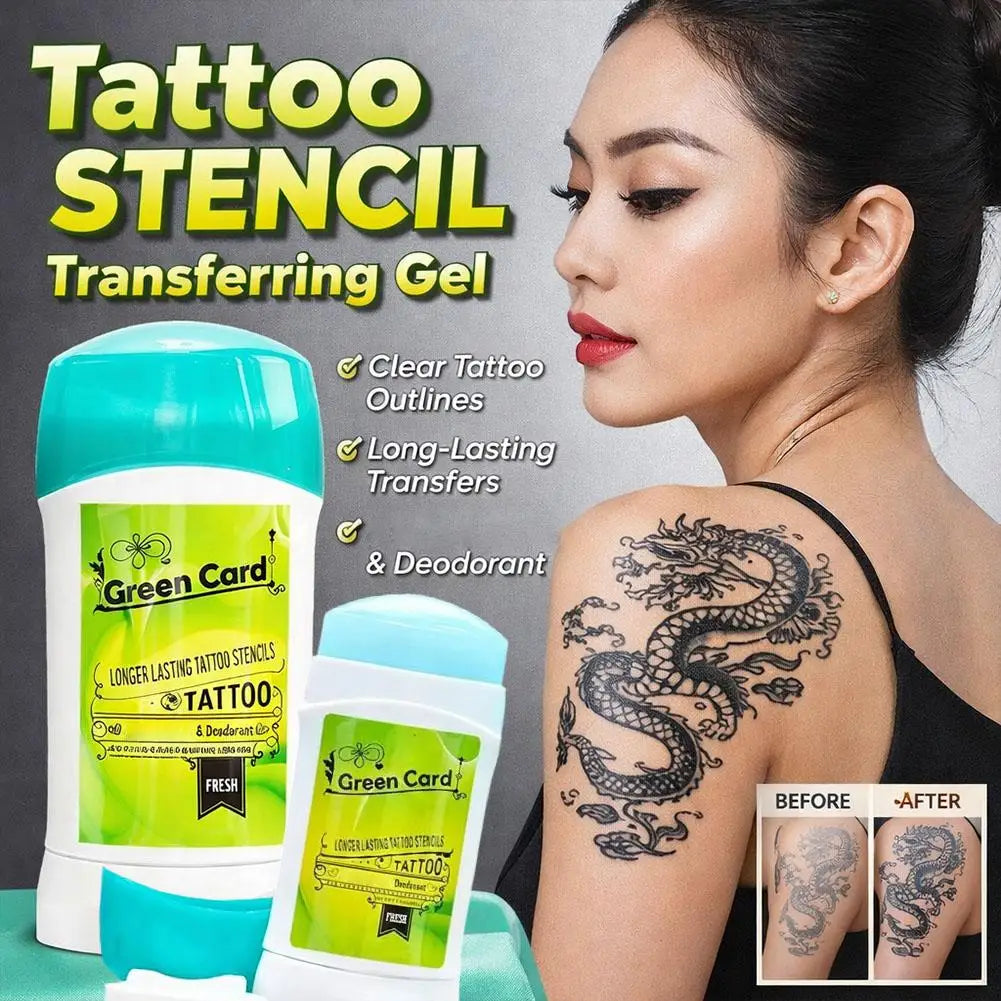 Tattoo Transfer Gel Professional Stencil Stick Cream Skin Safe Qme
