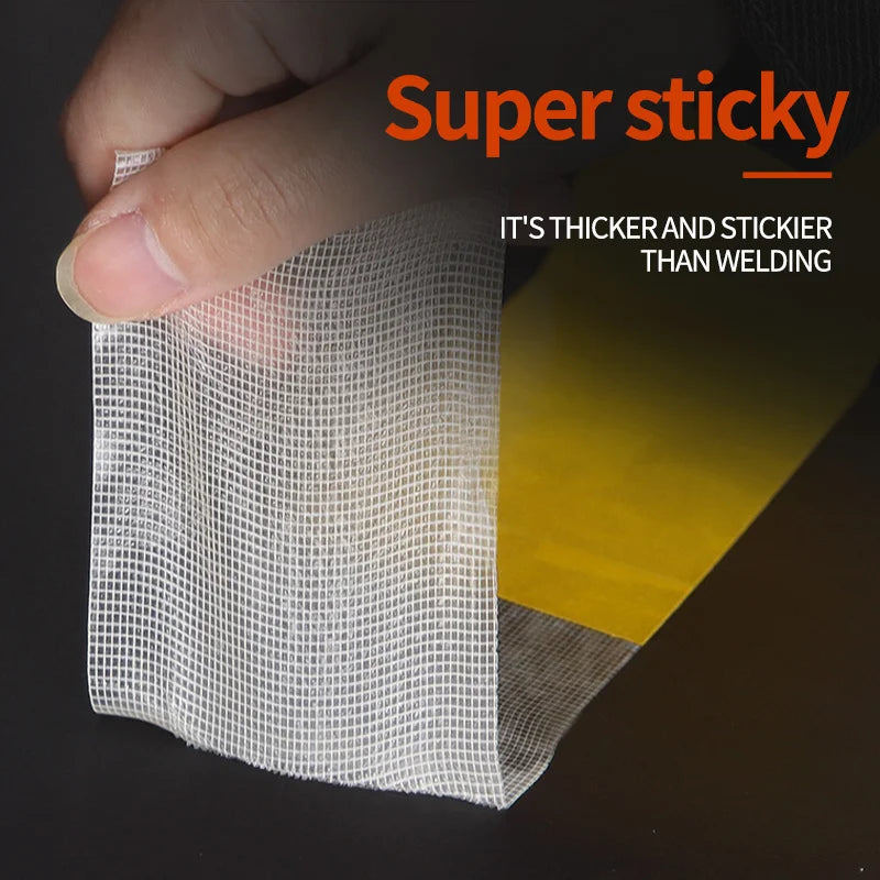 5M10M Extra Strong Double Sided Tape Translucent Mesh Super Traceless High Viscosity Cinta Doble Cara Adhesiva Fita Dupla Face Qme