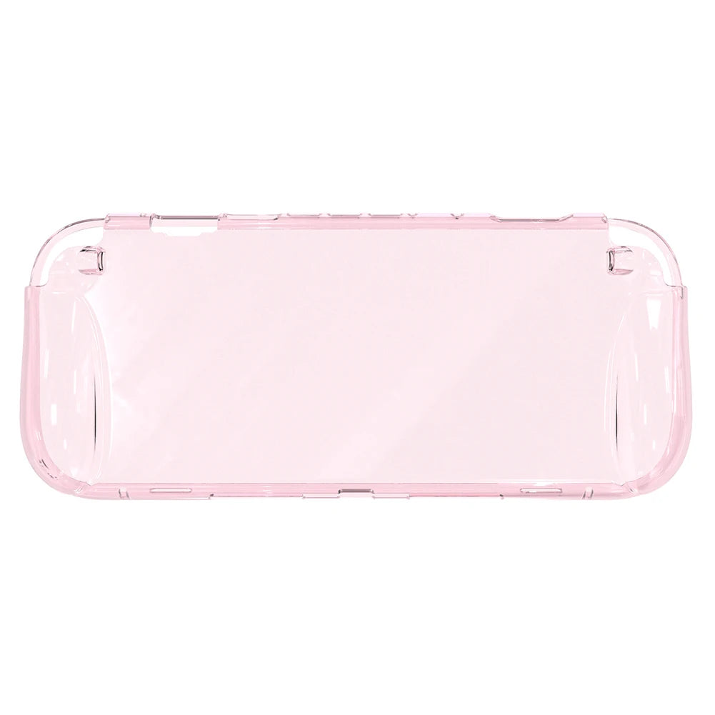 Clear TPU Case For Switch 2 2025 Protective Case Anti-fall Protective Shell Cover Shockproof Protector Cover Accessories Qme Transparent pink