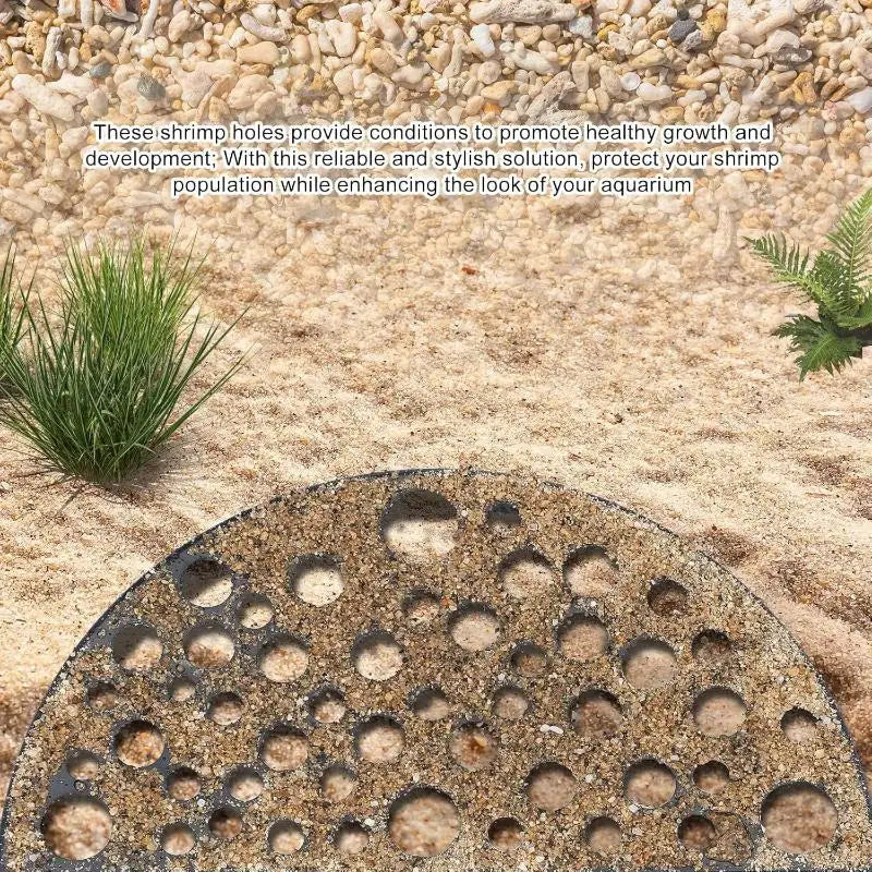 Aquarium Hidden Cave Shelter For Small Fish And Breeding Rest Play Underground Cave Fish Tank Landscape Decoration Qme