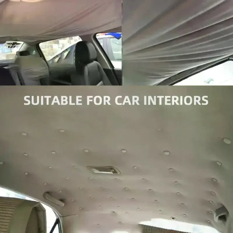 Auto Roof Retaining Buckle Headliner Repair Button Fabric Metal Rivet Qme