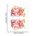 Rose Vine Temporary Tattoo, Herbal Juice Waterproof & Long-Lasting, Elegant Realistic Body Art for Arm, Sleeve & Thigh Qme PT-2