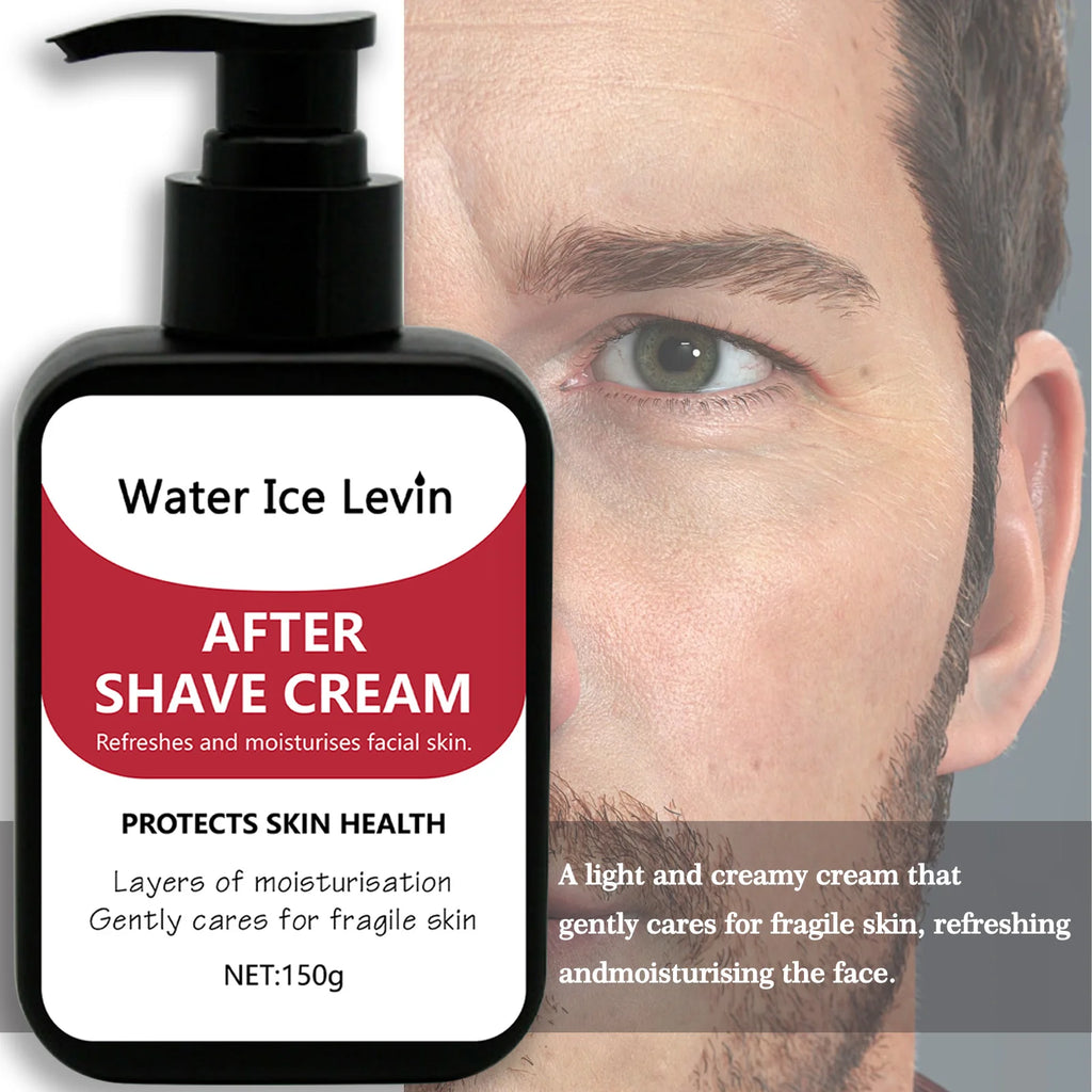 150g Men's Collagen After Shave Cream Firming Lighten Fine Lines Hydrating and Brightening Moisturizing Cream Qme