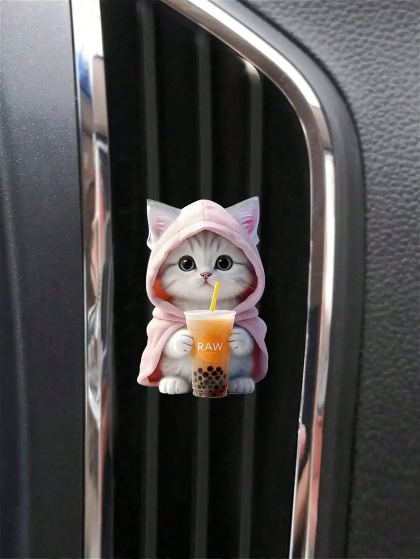 Car Fragrance Accessories Air Conditioner Decoration Outlet Cartoon Qme pink