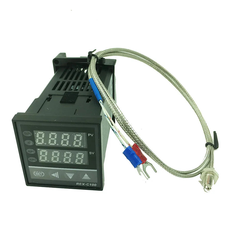 REX-C100 Digital PID Temperature Control Controller Thermostat Relay Qme