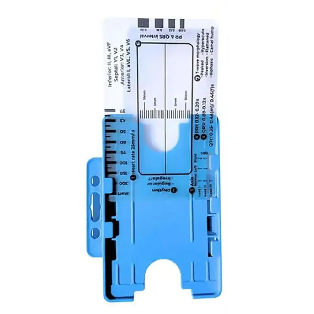 1/2pcs 7 Step Ruler Interpretation Measurement Tool Transparent Caliper Portable Ruler Card Tool Reference Guide Qme 1pc-B