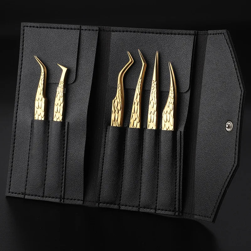 High-precision False Eyelash Tweezers Beginner Fake Extension Qme 01