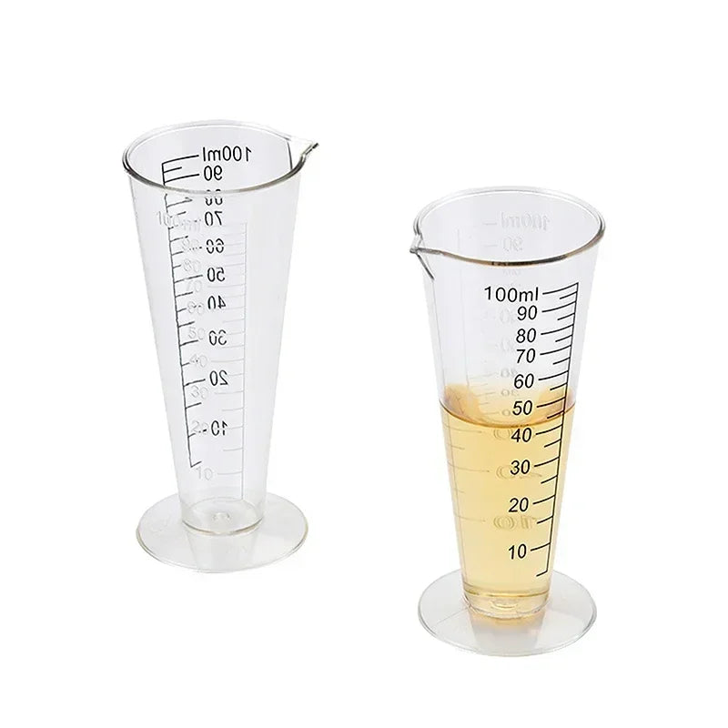 100ml Food-Grade Acrylic Measuring Cup With Scale - BPA-Free, Perfect For Kitchen & Restaurant Use Qme