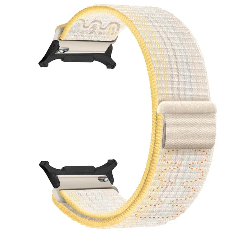 Nylon Solo Loop Strap Samsung Galaxy Watch 7 Ultra Braided Band