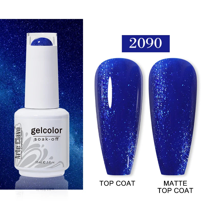 Arte Clavo Autumn Nail Gel Polish Caramel Winter Soak Off UV LED Art Qme 2090