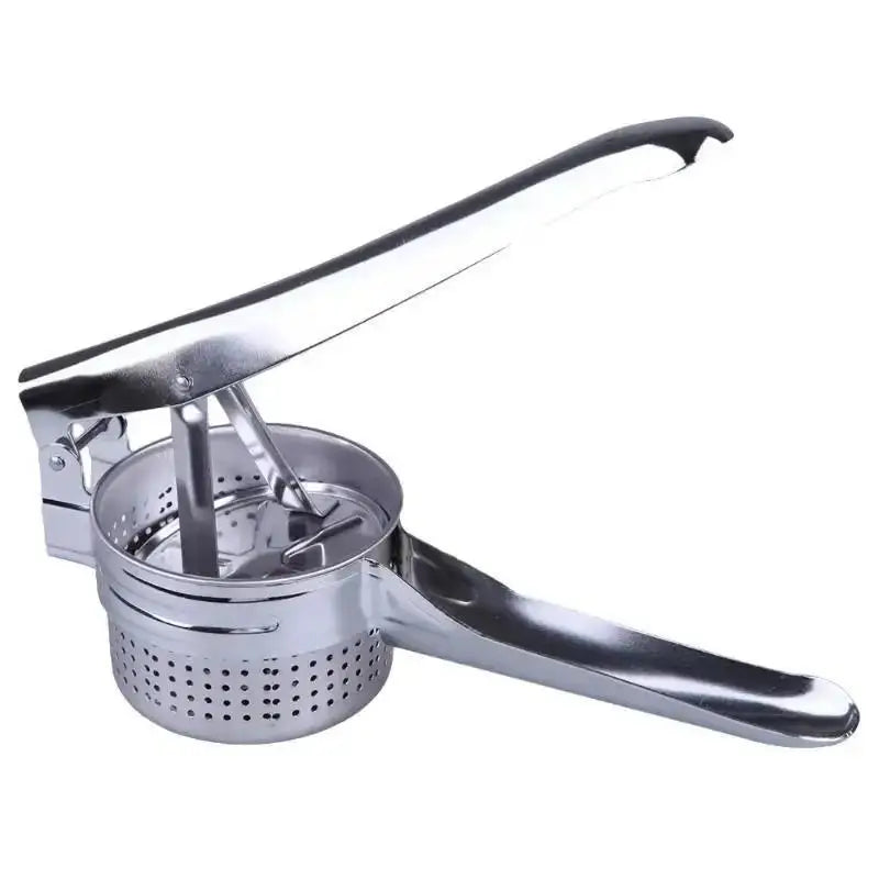 Stainless Steel Masher Ricer Press Mashed Potatoes Maker Fruit Qme