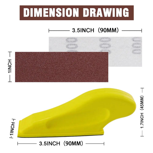 1/20/51PCS Micro Grinder Kit 3.5 X1 for Small Projects, Fine Handle Grinding Tool with Sandpaper 80 120 240 400 600 Grain Size Qme