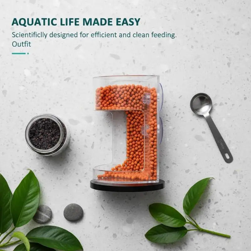 1 3 Fish Tank Station Circle Aquarium Accessory Suction Cup Floating Qme
