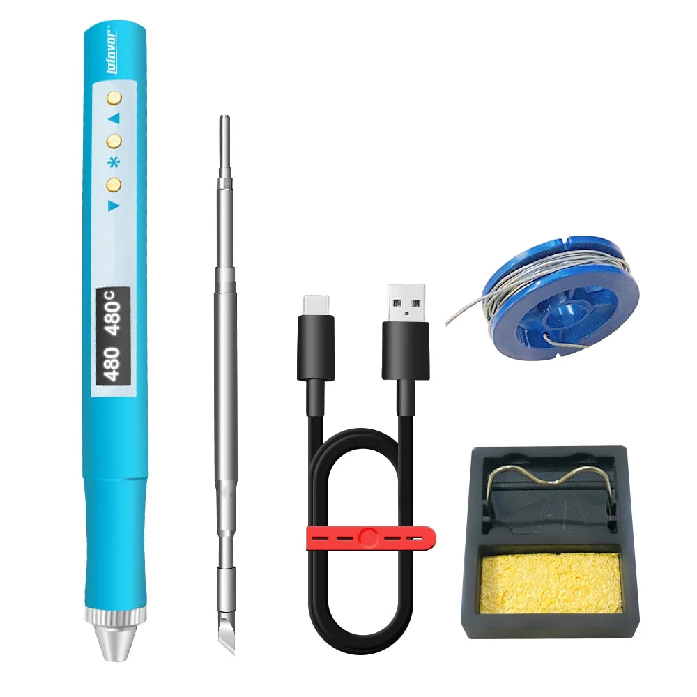 QC PD Powered Soldering Irons T210 JBC210 Mini Heating Block Portable Qme