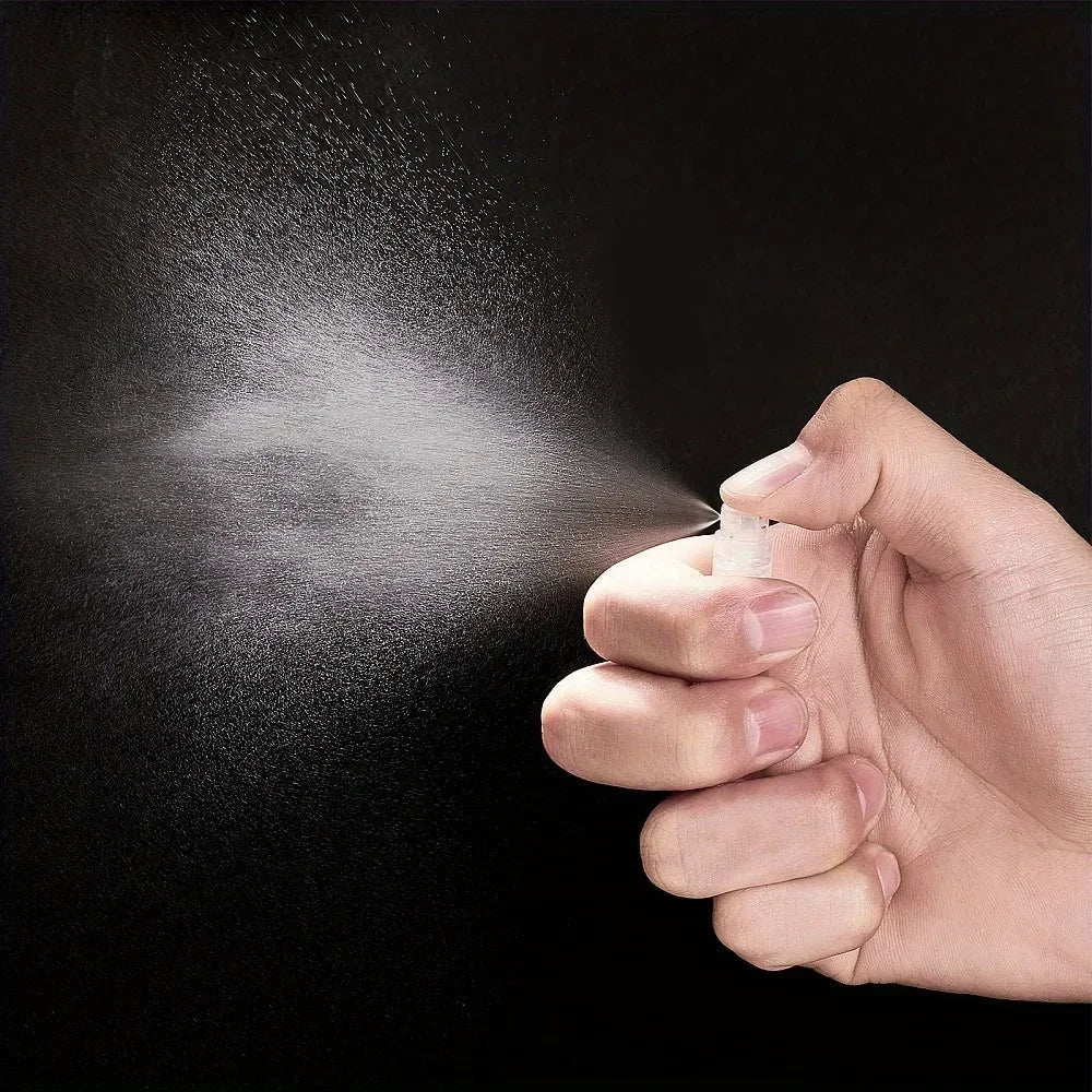 Spray Bottle Portable Perfume Atomizer, Dropper, Suitable for Travel Perfume Bottles and Essential Oil Bottles, Easy to Carry Qme Transparent