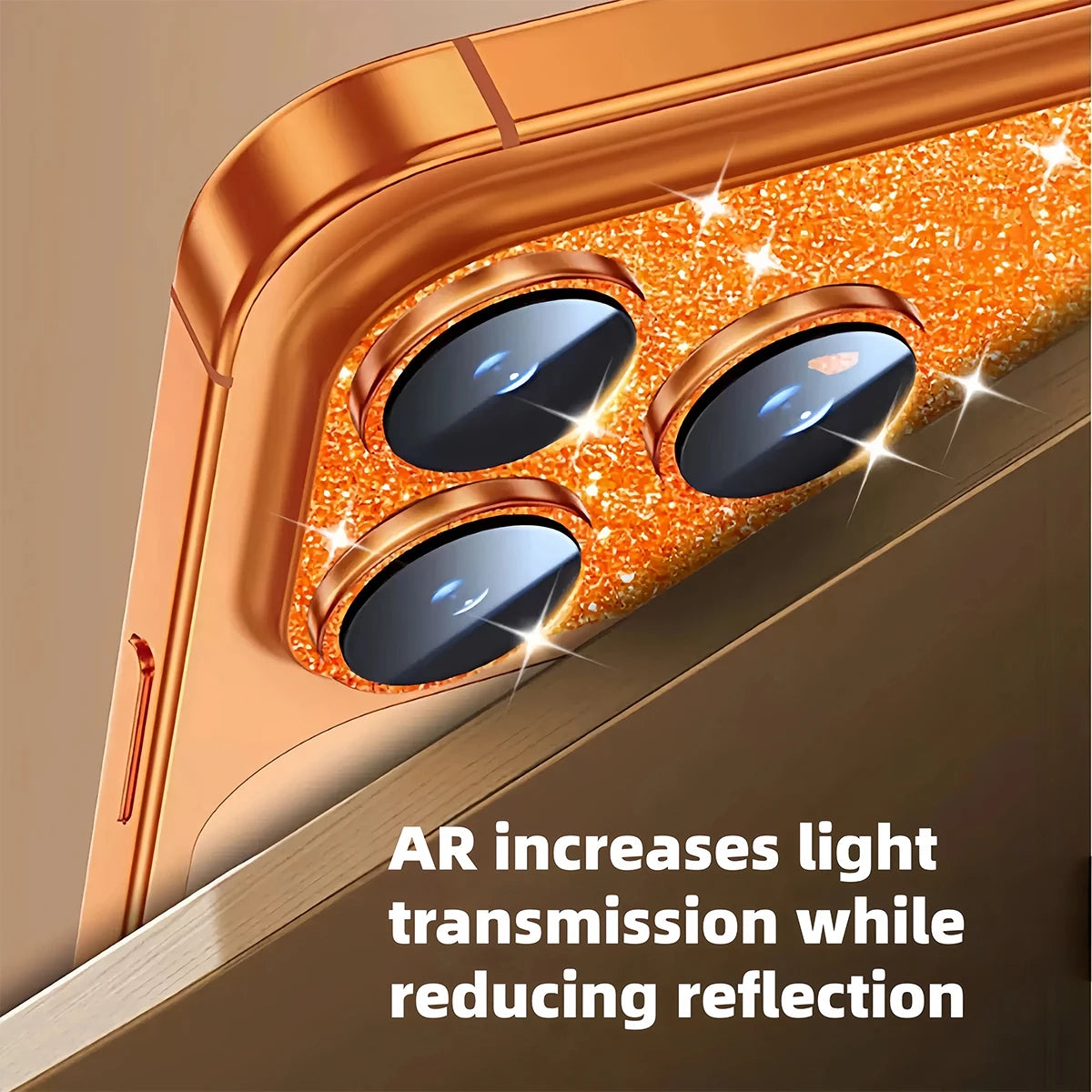 Luxurious Shiny Camera Lens Protective Film Suitable Liphone 17 Max Qme