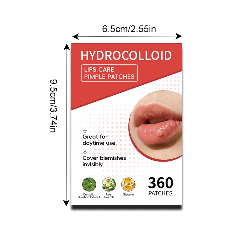 Mouth Blister Patch Cold Sore Lip Healing Hydrocolloid Care Stickers Qme Onesize